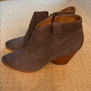 Frye Women's Charcoal Ankle Booties
